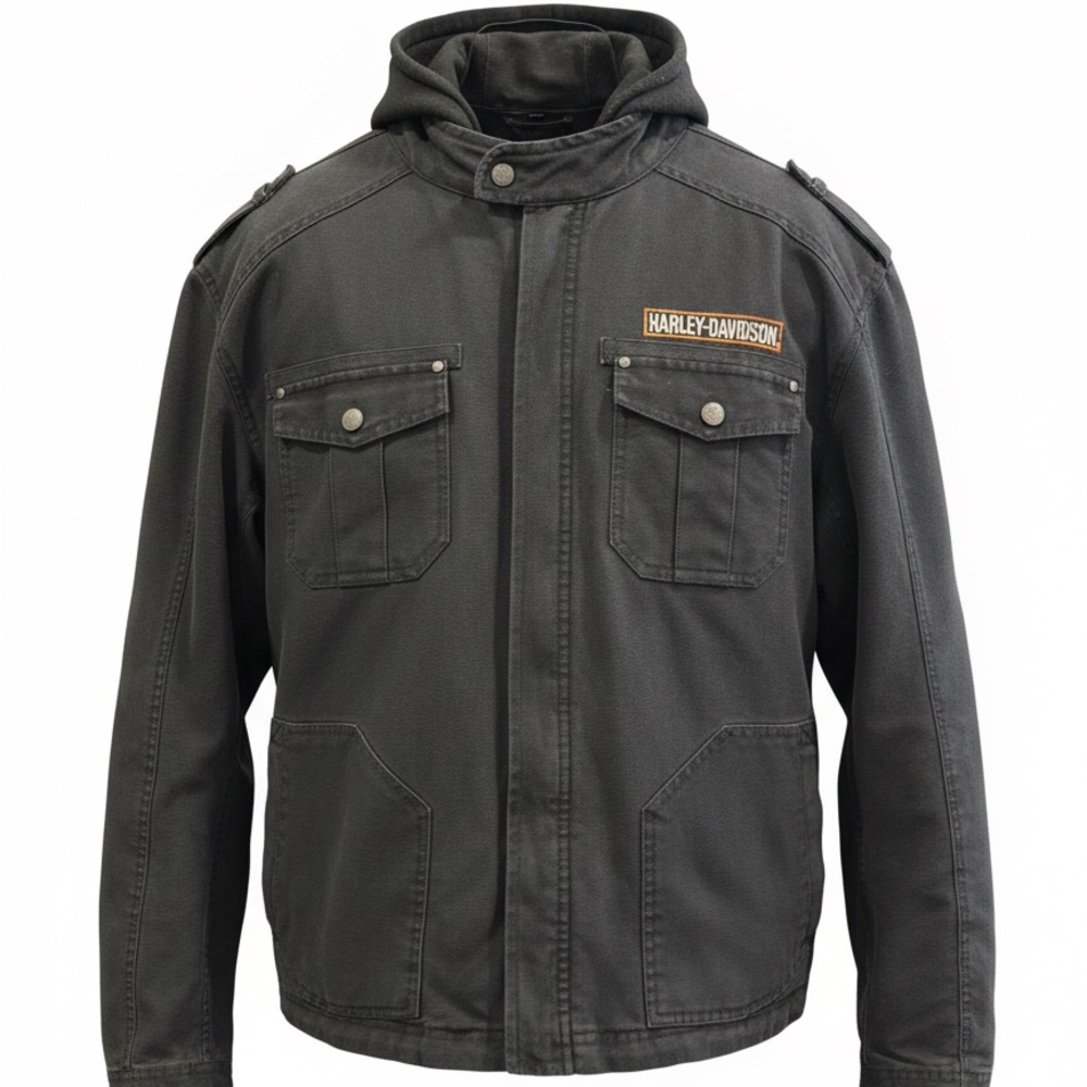 Harley-Davidson Men's Charcoal Field Jacket